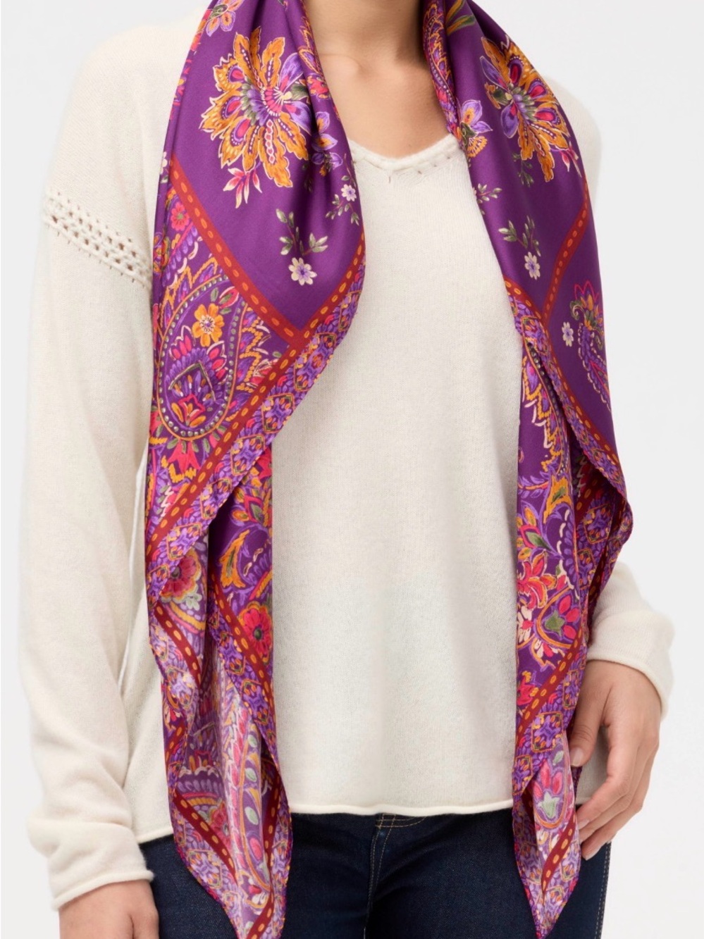 JW Silk Scarf